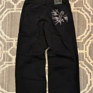 Wear WOJO Black Baggy denim